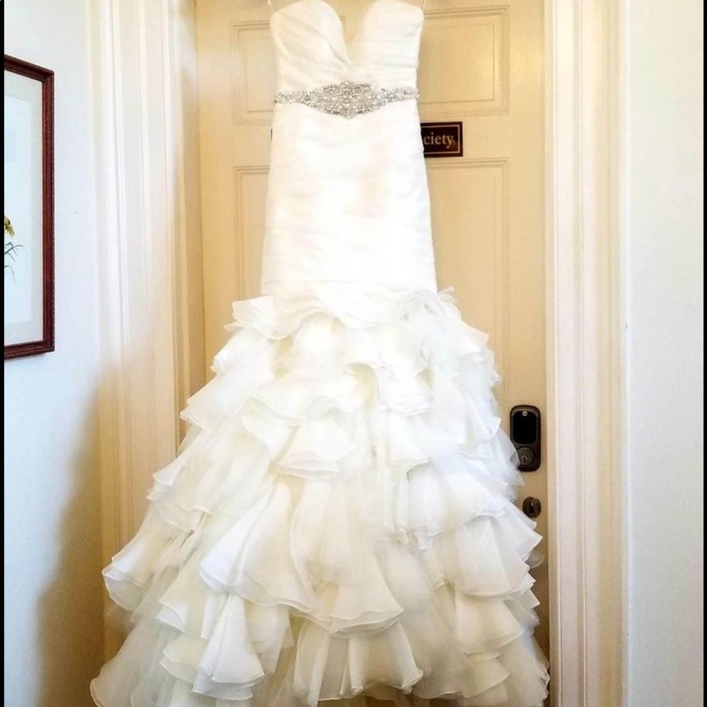 Maggie sottero Davina wedding gown + veil